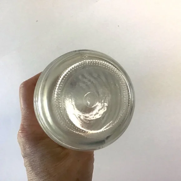 Vintage Randall Beehive Clear Glass Bud Vase 9” Ribbed Ringed Design Notched Rim - Picture 6 of 6